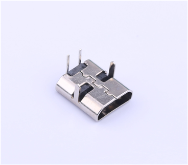 Micro-B 母座 弯插>USB连接器 >KH-MICRO-DIP-2P