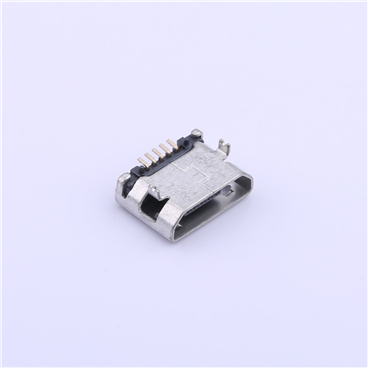 Micro-B 母座 卧贴>USB连接器 > KH-MICRO6.4ZH-5P