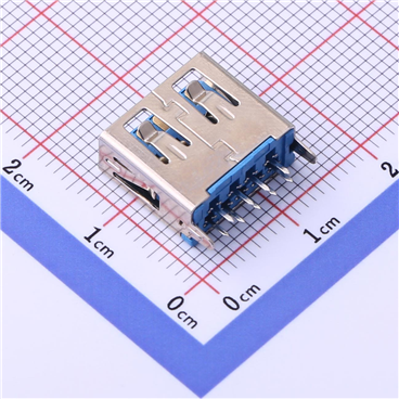 Type-A 母座 焊线式 KH-3.0AF90-18.55HX