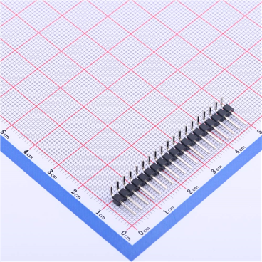 排针2.54mm 1x19P 弯插 KH-2.54PH90-1X19P-L13.8