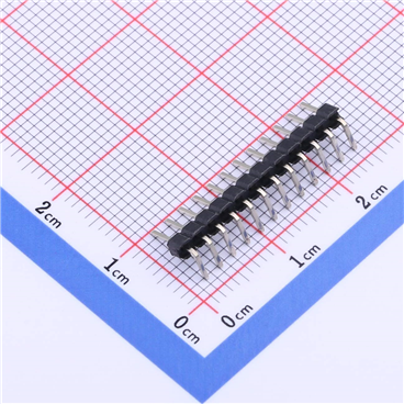 排针2mm 1x12P 弯插 KH-2PH90-1X12P-L10.5