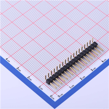 排针2.54mm 1x18P 弯插 KH-A2541WR-18P